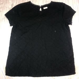 Hollister Black Blouse